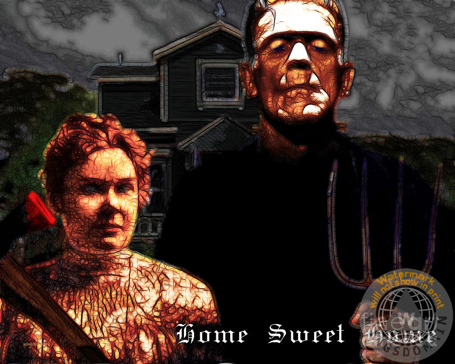 home,homes,house,houses,residence,domestic,home sweet home,sweet,place,pride,proud,celebrity,people,faces,frankenstein,lizzie bordon,lizzie,lizzy,bordon,lizzie borden,borden,halloween,dark,surreal,surrealism,dream,death,horror,horror movie,scary,fantasy,haunted,ghost,ghostly,monster,monsters,creature,creatures,humor,humour,humorous,parody,fun,funny,kitsch,kitschy,pop,popart,andy warhol,portrait,portraits,american gothic,americana,pitchfork,ax,blood,bloody,word,words,text,wing tong,wingsdomain