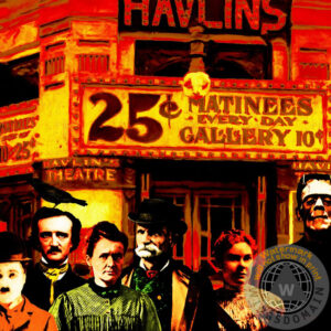 famous,people,famous people,celebrity,celebrities,carnival,side show,side shows,sideshow,sideshows,hollywood,entertainment,charlie chaplin,edgar allan poe,raven,ravens,madame curie,black bart,lizzie borden,frankenstein,b movie,b,movie,movies,b movies,hollywood,theatre,theatres,theater,theaters,film,films,matinee,old,vintage,classic,bright,colorful,happy,fun,funny,humor,humorous,surreal,surrealism,fantasy,satire,satirical,whimsical,creative,and,or,the,square,size,sizes,wing tong,wingsdomain