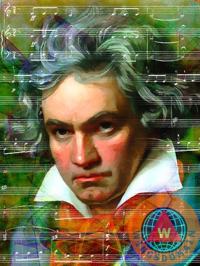 celebrity, celebrities, ludwig van beethoven, ludwig, beethoven, 5th symphony, symphony, symphonies, opera, music, classic music, classical music, musician, musicians, concert, concerts, serenade, serenades, allegro, overture, orchestra, orchestras, art, artist, artists, piano, violin, vienna, bonn, cologne, color, colorful, happy, cheerful, bright, surreal, surrealism, fun, funny, kitsch, kitschy, portrait, portraits, genius, old, classic, people, face, faces, history, historical, relaxing, zen, powerful, wing tong, wingsdomain