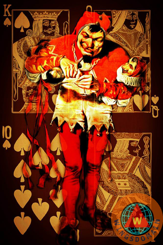 joker,jokers,jester,jesters,clown,clowns,fool,fools,doll,dolls,card,cards,play,playing,playing card,playing cards,royal flush,royal,flush,royalty,poker,pokers,blackjack,black jack,black jack,bridge,gamble,gambles,gambling,casino,casinos,vegas,las vegas,los vegas,reno,game,games,card game,card games,deck,deck of card,deck of cards,spade,of,the,and,kitsch,kitschy,fun,whimsical,pop,popart,hobby,hobbies,pasttime,pastime,past time,circus,eclectic,court jester,wing chee tong,wing tong,wingsdomain