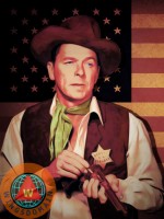 celebrity,celebrities,ronald reagan,ron,ronald,reagan,president,presidents,united states,old west,west,western,america,american,entertainment,entertainer,actor,actors,people,protrait,movie star,movie,movies,hollywood,cowboy,cowboys,gunslinger,gunslingers,wild west,nra,flag,american flag,patriotic,patriotism,gun,revolver,pistol,handgun,sheriff,deputy,marshal,antique,retro,old,vintage,classic,nostalgia,nostalgic,kitsch,kitschy,whimsy,whimsical,the,this,and,history,historical,wing tong,wingsdomain