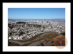 San Francisco California From Twin Peaks