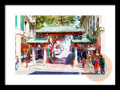 Chinatown Gate On Grant Avenue In San Francisco
