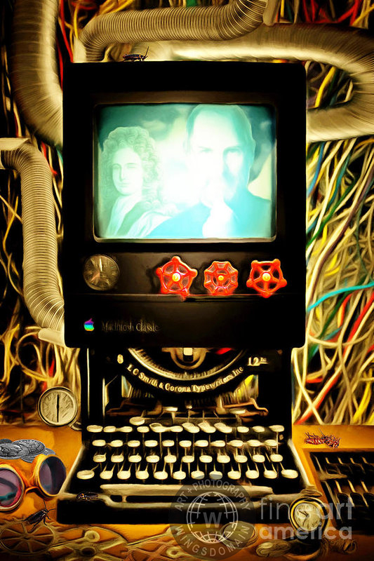wingsdomain,iwatch,steampunk,steampunks,steam punk,cyberpunk,cyber punk,science fiction,steam,punk,apple event,ipad,iphone,mac,macintosh,steve jobs,roach,cockroach,fantasy,surreal,surrealism,satire,mac classic,abstract,technology,hi-tech,hitech,hi technology,computer,computers,typewriter,old typewriter,old computer,invention,subculture,,sub-culture,analog,digital,tv,television,machine,machines,future,futuristic,gear,gage,fun,whimsical,old,vintage,classic,retro,funny,humor,humorous,wing tong