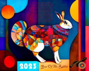 wingsdomain,rabbit,rabbits,hare,hares,tortoise,year,of the,year of the,year of the rabbit,chinese,zodiac,lover,lovers,luck,lucky,prosperity,prosperous,keen,wise,fragile,tranquil,serene,considerate,fashionable,kind.intelligent,quick,culture,cultural,celebration,abstract,mammal,animal,animals,pet,pets,furry,fluffy,cute,cuddly,adorable,happy,play,playful,companion,companions,friend,whimsical,colorful,bright,vibrant,happy,cheerful,fun,funny,humor,contemporary,modern,and,the,wing tong,text,word,words