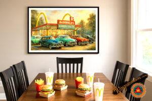 wingsdomain,san francisco,bay,area,los angeles,mcdonald,mcdonalds,fast,food,big,mac,golden,arch,hamburger,50s,hotrod,muscle,car,cars,ford,mustang,chevy,corvette,pontiac,gto,cruising,hollywood,blvd,boulevard,nostalgia,nostalgic,america,americana,ideal,idyllic,tranquil,dream,dreamy,perfect,picturesque,utopia,life,living,innocent,innocence,calm,peaceful,quiet,evening,night,enchanted,thomas,kinkade,kincade,kincaid,old,fun,happy,bright,color,colorful,vibrant,contemporary,modern,and,the,wing tong
