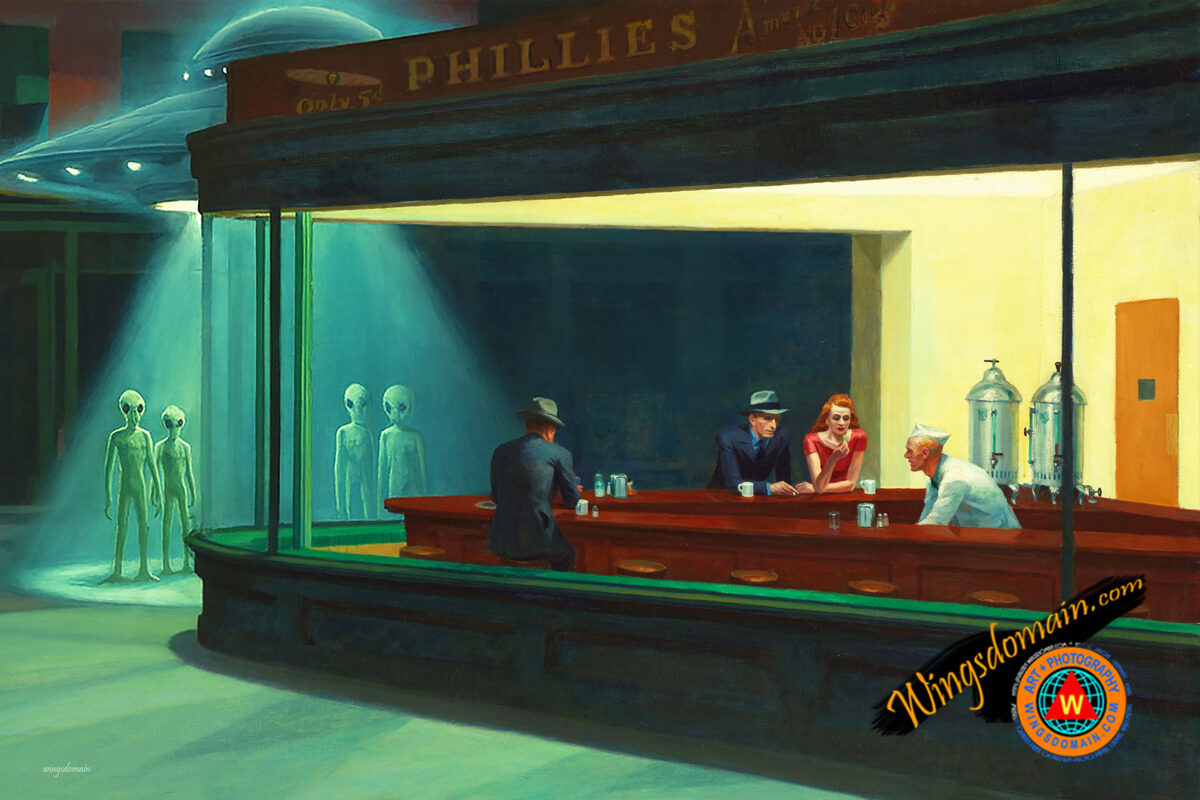 wingsdomain,edward hopper,edward,hopper,night,hawks,hawk,nighthawks,nighthawk,alien,aliens,mars,spaceship,scifi,science,fiction,spacex,nasa,streetscape,melancholy,melancholic,reflective,diner,diners,manhattan,greenwich village,new york,restaurant,restaurants,nightlife,life,philly,phillies,coffee,shop,house,relax,calm,realism,folk,pop,popular,culture,days,gone by,america,americana,icon,old,vintage,classic,history,vintage,retro,historical,nostalgia,nostalgic,contemporary,modern,and,the,wing tong