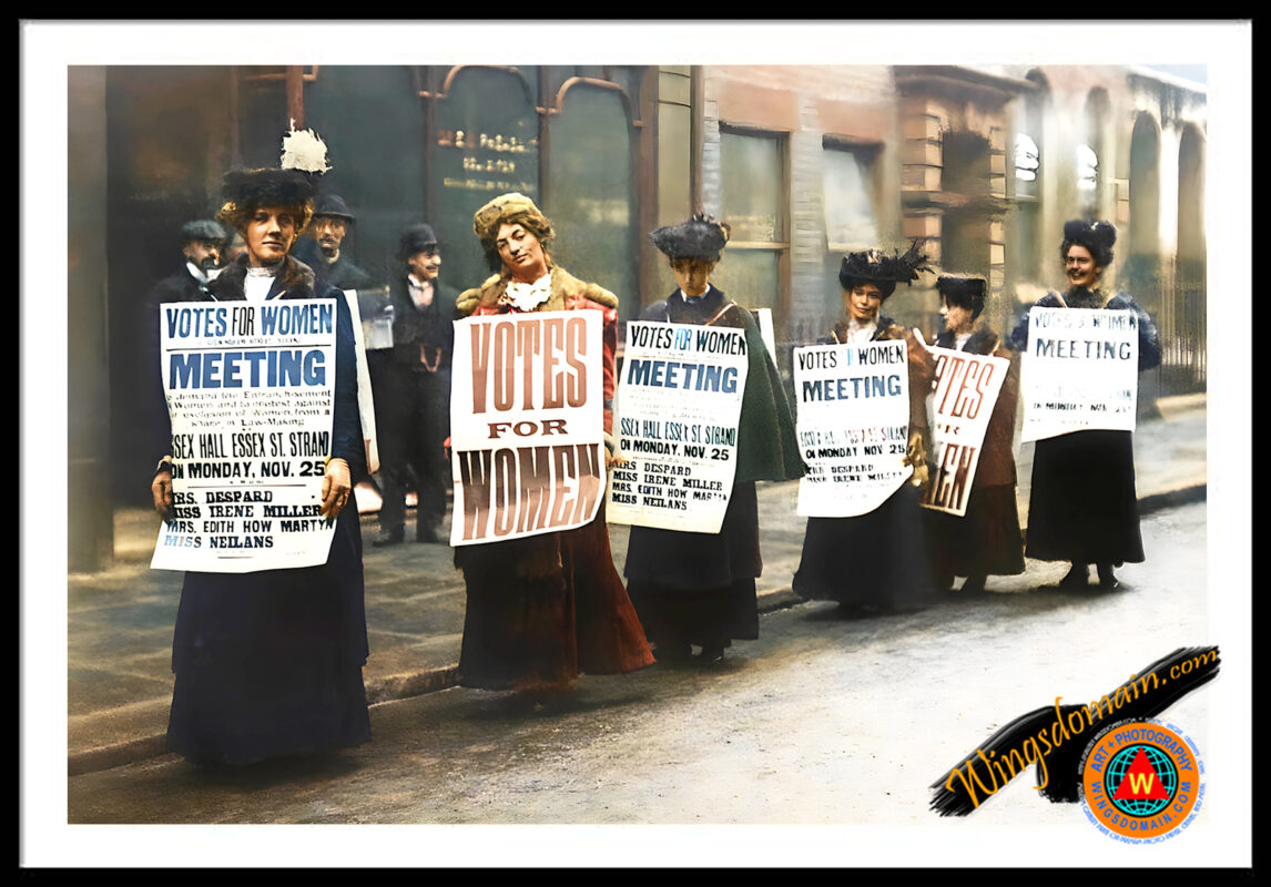 wingsdomain,suffrage,suffragette,save,act,strike,protest,protestor,protester,1920s,demonstrate,demonstration,labour party,woman,women,womens,female,civil rights,movement,right,rights,right to vote,vote,votes,voting,equality,womens suffrage,national womens rights convention,susan b anthony,elizabeth cady stanton,national american woman suffrage association,nawsa,wctu,national womans party,nwp,nostalgic,nostalgia,old,vintage,classic,contemporary,colorized,color,colorful,vibrant,wing tong,and,the