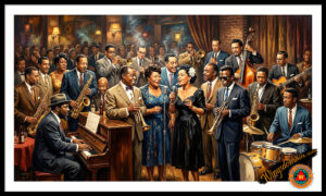wingsdomain,jazz,age,genre,bebop,bop,r&b,rhythm,blues,new,orleans,big,band,bands,music,musical,musician,musicians,jamming,improvising,swing,duke,ellington,louis,armstrong,ella,fitzgerald,dizzy,gillespie,count,basie,miles,davis,john,coltrane,billie,holiday,benny,goodman,saxophone,trumpet,trombone,bass,drum,piano,hipster,nightclub,harlem,cotton,club,clubs,entertainer,entertainment,night,life,nightlife,black,african,american,nostalgic,nostalgia,colorful,contemporary,modern,and,the,wing tong
