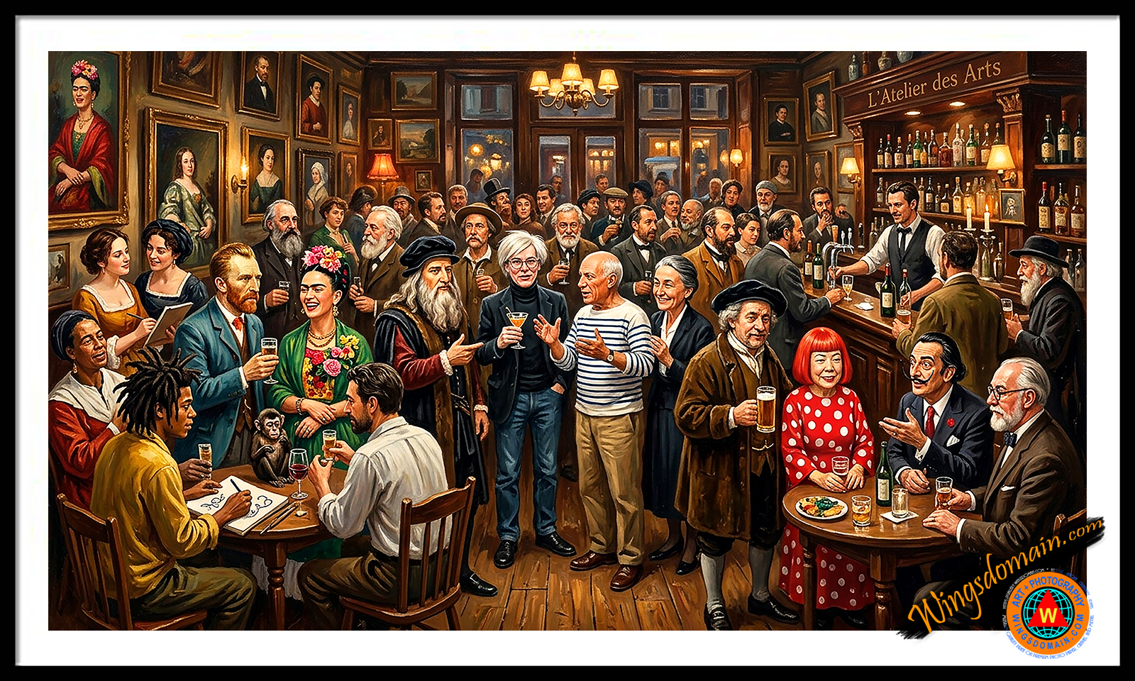 wingsdomain,artist,artists,painter,jean,michel,basquiat,graffiti,vincent,van,gogh,vangogh,starry,night,frida,kahlo,leonardo da vinci,man,mona,lisa,last,supper,andy,warhol,pablo,picasso,georgia,totto,o'keeffe,rembrandt,yayoi,kusama,japanese,salvador,dali,pop,popular,culture,cult,color,colorful,nostalgia,nostalgic,surreal,surrealist,surrealism,cubist,cubism,post,impressionist,impressionism,high,renaissance,expressionism,symbolism,modern,modernism,contemporary,history,historical,the,and,wing tong