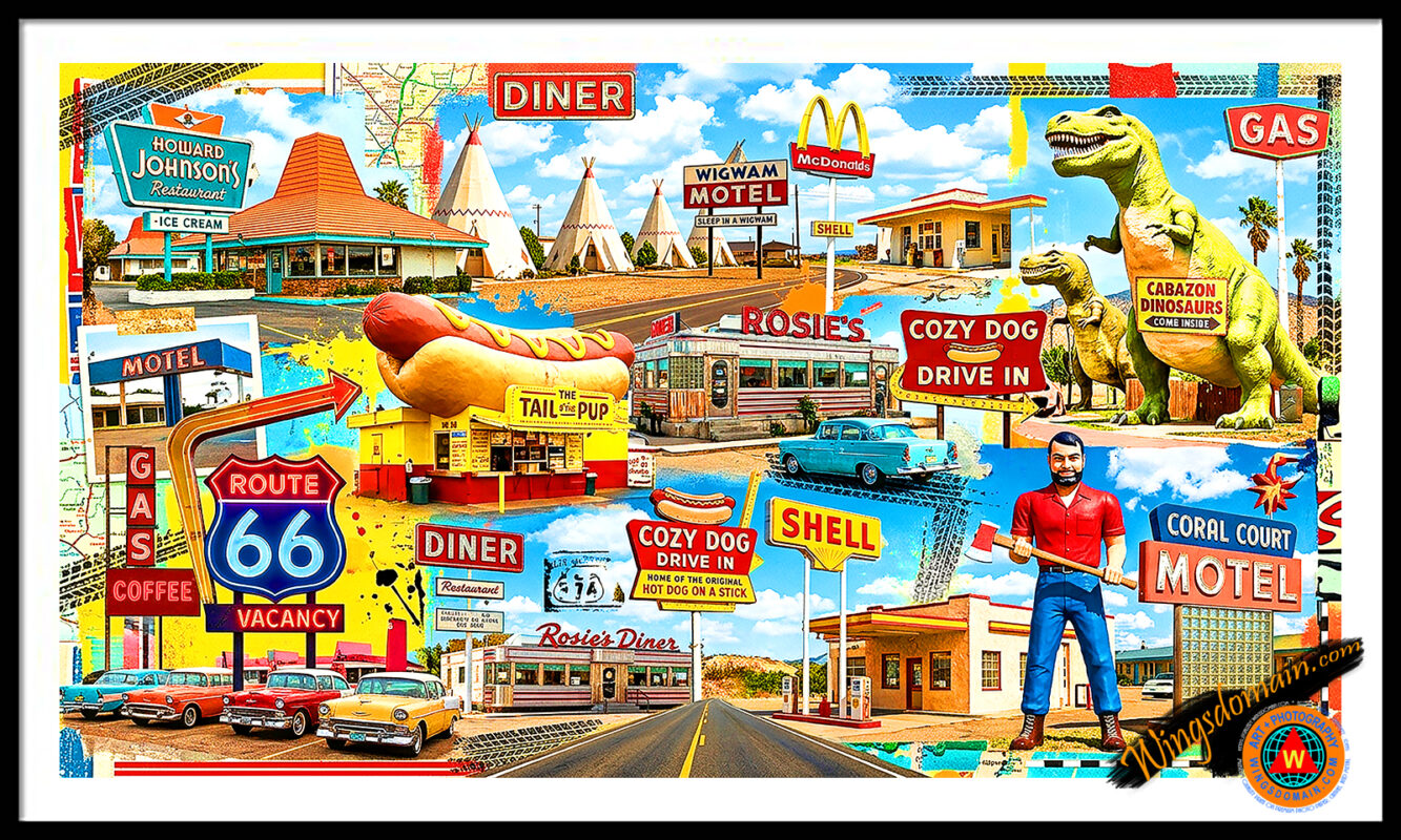 wingsdomain,roadside,road,side,trip,architecture,roadtrip,road,icon,iconic,fun,kitsch,golden,era,1920s,1930s,1940s,1950s,1960s,motorist,diner,diners,coffee,shop,highway,freeway,route 66,gas,station,stations,cabazon,dinosaurs,howard,johnsons,restaurant,wigwam,motel,motels,hotel,hotels,neon,light,lights,sign,signs,southern,california,america,american,americana,car,cars,las vegas,history,historical,landmark,landmarks,old,vintage,classic,pop,popular,culture,cult,nostalgia,nostalgic,and,the,wing tong