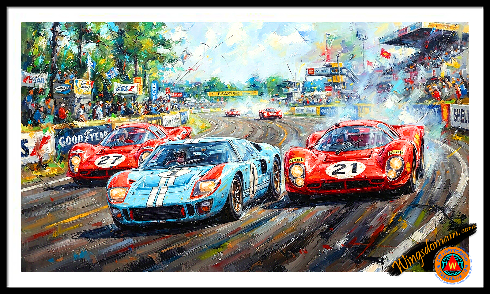 wingsdomain,1966,24 hours,of,le mans,ford,gt40,mkii,mk,ii,number,no,1,2,3,5,sweep,ken,miles,denny,hulme,ronnie,bucknum,dick,hutcherson,scuderia,spa,ferrari,330,p3,20,21,27,american,america,versus,vs,ferrari,history,historical,historic,transportation,car,cars,automobile,automotive,racecar,racecars,race,motorsport,motorsports,sportscar,sportscars,sport,sports,vehicle,vehicles,import,european,classic,collectible,collector,collectors,pop,popular,culture,cult,nostalgia,nostalgic,and,the,wing tong