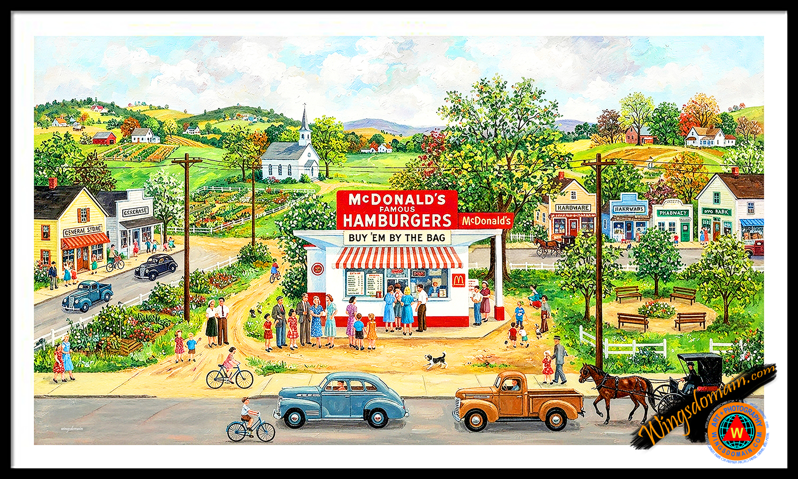 wingsdomain,anna,mary,robertson,grandma,moses,mcdonalds,hamburger,big,mac,bigmac,restaurant,town,neighbors,friendly,friends,landscape,farmer,farm,barn,ranch,orchard,backroad,backroads,rural,countryside,country,living,life,lives,family,community,hill,hills,hilly,pastoral,ideal,idyllic,quaint,charming,simple,cheerful,happy,america,americana,naive,primitive,regional,regionalist,regionalism,folk,fairytale,storybook,folklore,vintage,old,colorful,nostalgic,nostalgia,contemporary,and,the,wing tong