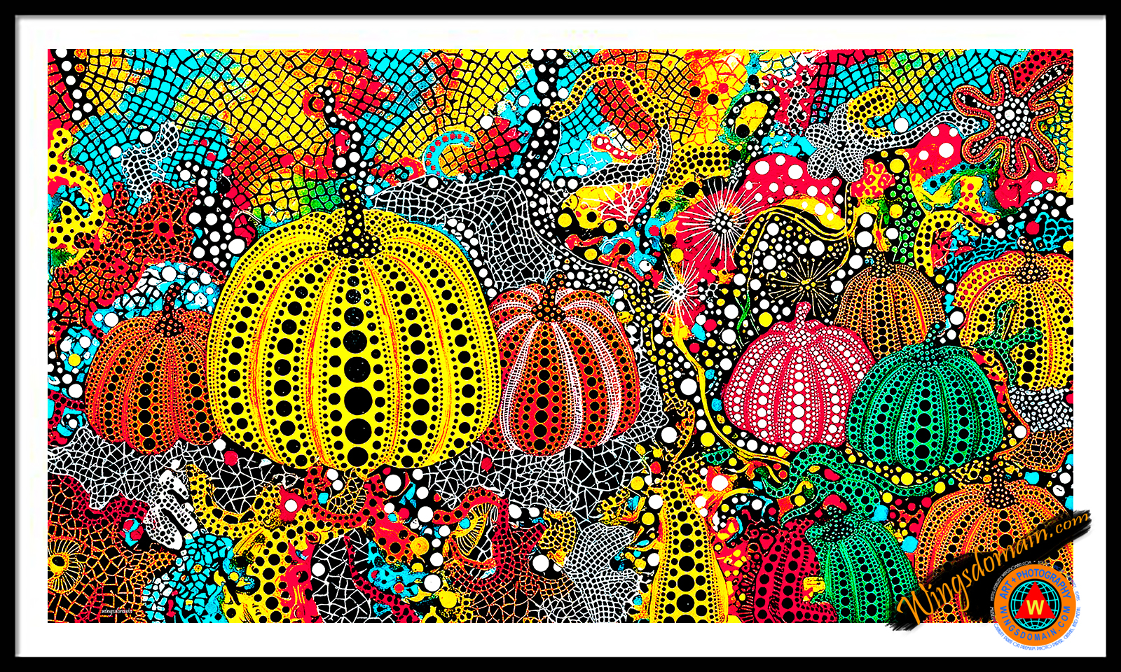 wingsdomain,yayoi,kusama,matsumoto,japanese,tokyo,japan,fashion,polka,dot,dots,hallucination,hallucinogenic,psychedelic,60s,landscape,fantasia,escape,whimsical,avant-garde,abstract,fantasy,dream,dreams,psychology,pumpkin,pumpkins,bulbous,motif,motifs,infinity,net,nets,mirror,room,rooms,cosmic,cosmos,kaleidoscope,andy,warhol,pop,popular,culture,cult,icon,color,colorful,nostalgia,nostalgic,surreal,surrealist,surrealism,symbolism,modern,modernism,contemporary,history,historical,the,and,wing tong