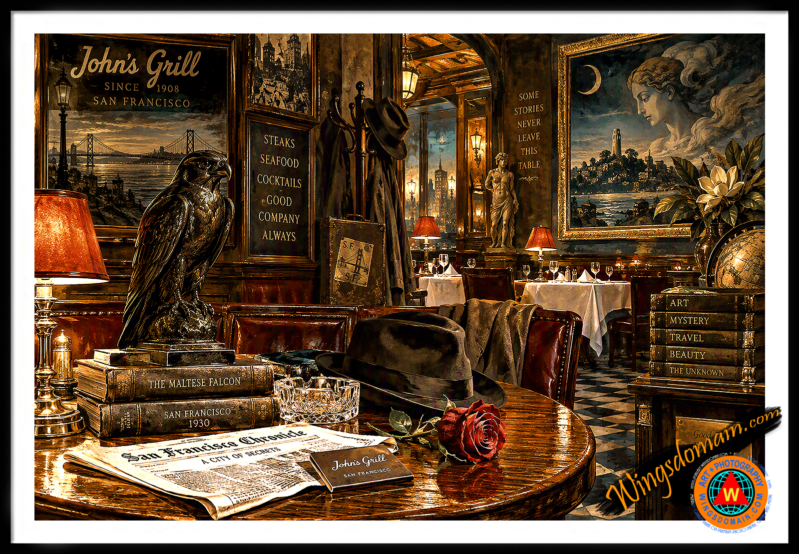 wingsdomain,20th,twentieth,century,1930,1940s,40s,forties,san francisco,bay,area,sam,sams,grill,restaurant,landmark,literature,maltese,falcon,dashiell,hammett,film,noir,movie,cinema,sam,spade,humphrey,bogart,antique,americana,eclectic,esoteric,rabbit,oddities,curiosities,imagination,strange,bizarre,romanticism,romantic,golden,age,dream,dark,gothic,medieval,fantasy,magical,mystique,surreal,surrealism,nostalgic,nostalgia,whimsical,vintage,contemporary,pop,popluar,culture,cult,and,the,wing tong